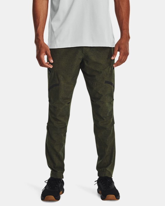 Men's UA Unstoppable Cargo Pants, Green, pdpMainDesktop image number 0